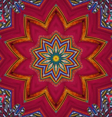 Kaleydoskop geçmişi. Çoklu renkli doku çizimi.