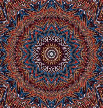 Kaleydoskop geçmişi. Çoklu renkli doku çizimi.