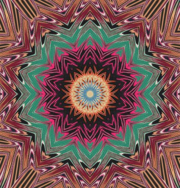 Kaleydoskop geçmişi. Çoklu renkli doku çizimi.