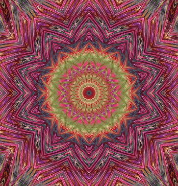 Kaleydoskop geçmişi. Çoklu renkli doku çizimi.