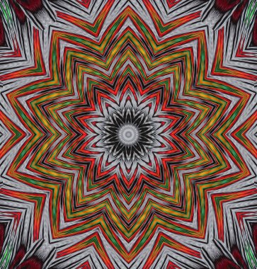 Kaleydoskop geçmişi. Çoklu renkli doku çizimi.