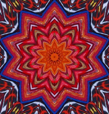 Kaleydoskop geçmişi. Çoklu renkli doku çizimi.