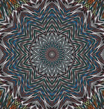 Kaleydoskop geçmişi. Çoklu renkli doku çizimi.