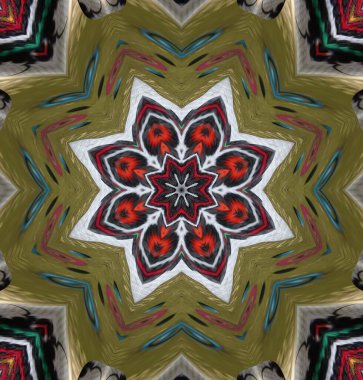 Kaleydoskop geçmişi. Çoklu renkli doku çizimi.