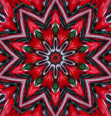 Kaleydoskop geçmişi. Çoklu renkli doku çizimi.