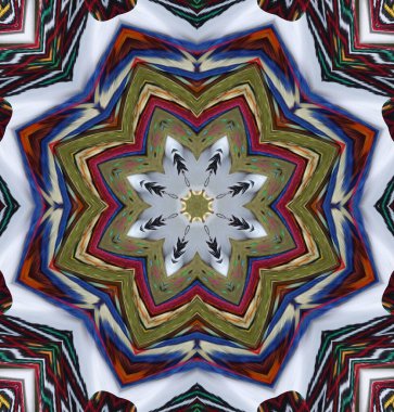 Kaleydoskop geçmişi. Çoklu renkli doku çizimi.