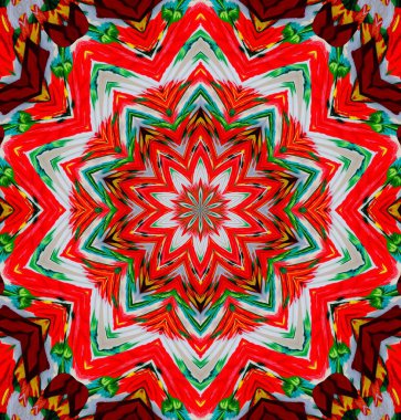Kaleydoskop geçmişi. Çoklu renkli doku çizimi.