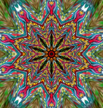 Kaleydoskop geçmişi. Çoklu renkli doku çizimi.