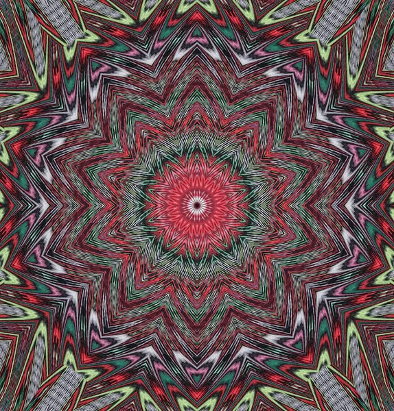 Kaleidoscoop Achtergrond Multi Gekleurde Textuur Illustratie — Stockfoto