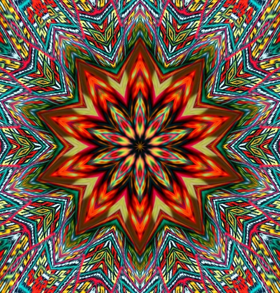 Kaleidoskop Pozadí Multibarevná Ilustrace Textury — Stock fotografie