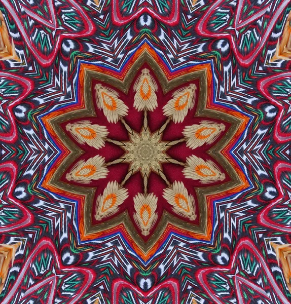 Kaleidoscope Background Multi Colored Texture Illustration — Stock Photo, Image