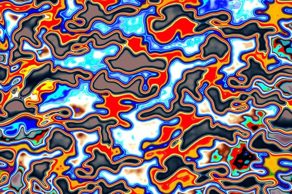 Colorful Modern Camouflage Background — 图库照片