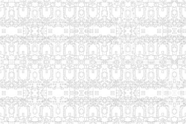 Soyut arkaplan. Monokrom dokusu. Beyaz arkaplanda siyah beyaz çizgiler.