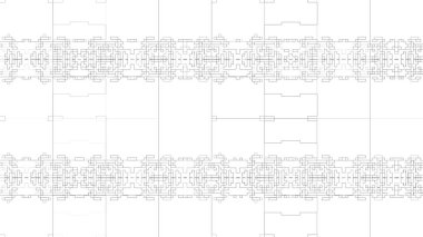 Soyut arkaplan. Monokrom dokusu. Beyaz arkaplanda siyah beyaz çizgiler.