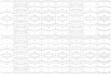 Soyut arkaplan. Monokrom dokusu. Beyaz arkaplanda siyah beyaz çizgiler.