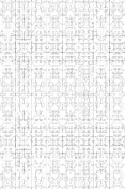 Soyut arkaplan. Monokrom dokusu. Beyaz arkaplanda siyah beyaz çizgiler.