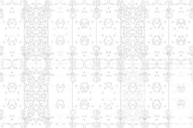 Soyut arkaplan. Monokrom dokusu. Beyaz arkaplanda siyah beyaz çizgiler.