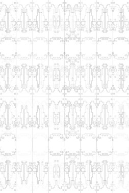 Soyut arkaplan. Monokrom dokusu. Beyaz arkaplanda siyah beyaz çizgiler.