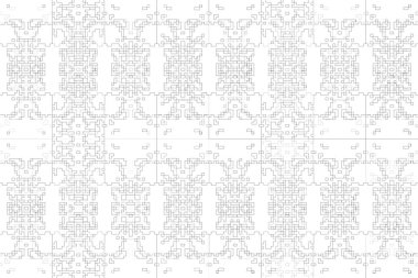 Soyut arkaplan. Monokrom dokusu. Beyaz arkaplanda siyah beyaz çizgiler.