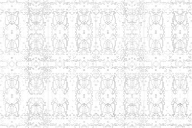 Soyut arkaplan. Monokrom dokusu. Beyaz arkaplanda siyah beyaz çizgiler.