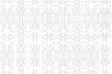 Soyut arkaplan. Monokrom dokusu. Beyaz arkaplanda siyah beyaz çizgiler.