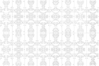 Soyut arkaplan. Monokrom dokusu. Beyaz arkaplanda siyah beyaz çizgiler.