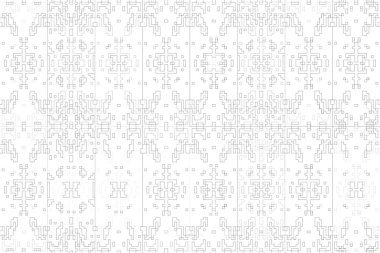 Soyut arkaplan. Monokrom dokusu. Beyaz arkaplanda siyah beyaz çizgiler.