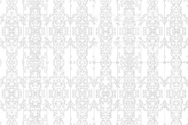 Soyut arkaplan. Monokrom dokusu. Beyaz arkaplanda siyah beyaz çizgiler.