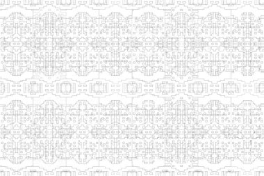 Soyut arkaplan. Monokrom dokusu. Beyaz arkaplanda siyah beyaz çizgiler.