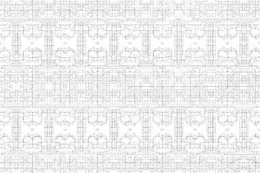 Soyut arkaplan. Monokrom dokusu. Beyaz arkaplanda siyah beyaz çizgiler.