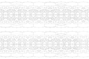 Soyut arkaplan. Monokrom dokusu. Beyaz arkaplanda siyah beyaz çizgiler.