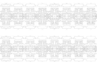 Soyut arkaplan. Monokrom dokusu. Beyaz arkaplanda siyah beyaz çizgiler.
