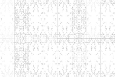 Soyut arkaplan. Monokrom dokusu. Beyaz arkaplanda siyah beyaz çizgiler.