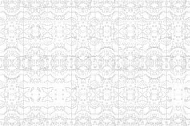 Soyut arkaplan. Monokrom dokusu. Beyaz arkaplanda siyah beyaz çizgiler.