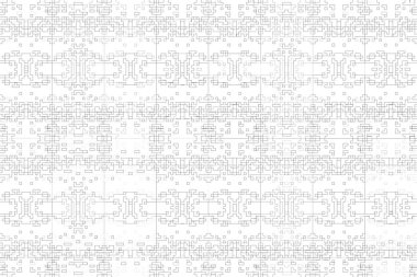 Soyut arkaplan. Monokrom dokusu. Beyaz arkaplanda siyah beyaz çizgiler.