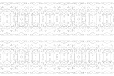 Soyut arkaplan. Monokrom dokusu. Beyaz arkaplanda siyah beyaz çizgiler.