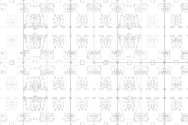 Soyut arkaplan. Monokrom dokusu. Beyaz arkaplanda siyah beyaz çizgiler.