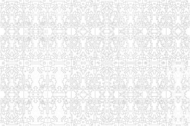 Soyut arkaplan. Monokrom dokusu. Beyaz arkaplanda siyah beyaz çizgiler.