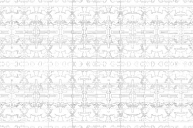 Soyut arkaplan. Monokrom dokusu. Beyaz arkaplanda siyah beyaz çizgiler.