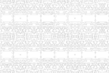 Soyut arkaplan. Monokrom dokusu. Beyaz arkaplanda siyah beyaz çizgiler.