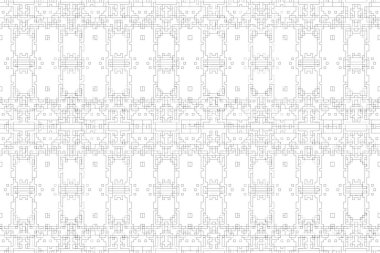 Soyut arkaplan. Monokrom dokusu. Beyaz arkaplanda siyah beyaz çizgiler.