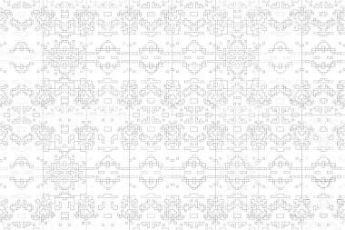 Soyut arkaplan. Monokrom dokusu. Beyaz arkaplanda siyah beyaz çizgiler.