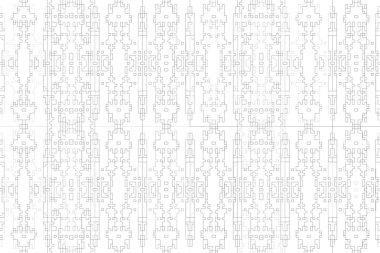 Soyut arkaplan. Monokrom dokusu. Beyaz arkaplanda siyah beyaz çizgiler.