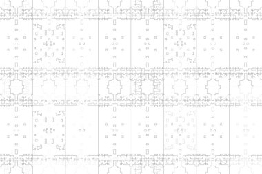 Soyut arkaplan. Monokrom dokusu. Beyaz arkaplanda siyah beyaz çizgiler.