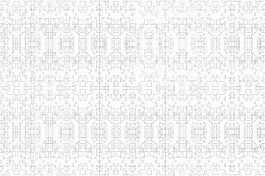 Soyut arkaplan. Monokrom dokusu. Beyaz arkaplanda siyah beyaz çizgiler.