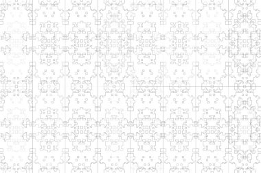 Soyut arkaplan. Monokrom dokusu. Beyaz arkaplanda siyah beyaz çizgiler.