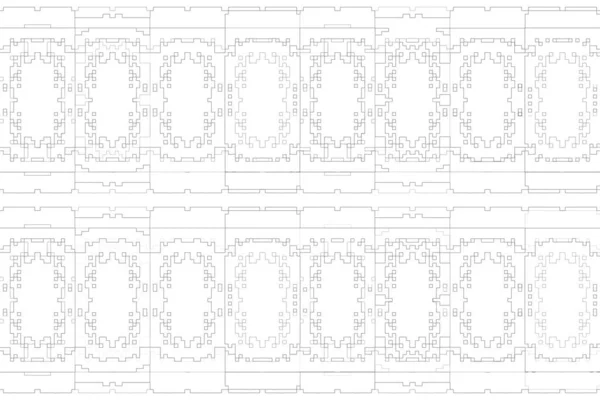 Sfondo Astratto Struttura Monocromatica Linee Bianco Nero Sfondo Bianco — Foto Stock