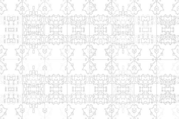 Soyut arkaplan. Monokrom dokusu. Beyaz arkaplanda siyah beyaz çizgiler.