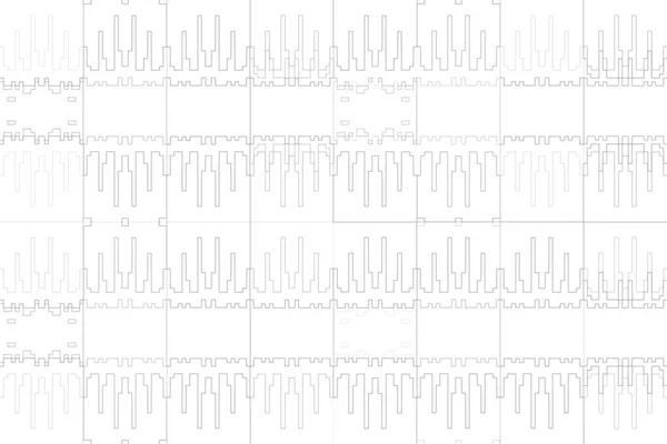 Abstrakcyjne Tło Monochromatyczna Faktura Czarno Białe Linie Białym Tle — Zdjęcie stockowe