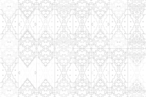 Abstrakter Hintergrund Einfarbige Textur Schwarze Und Weiße Linien Auf Weißem — Stockfoto